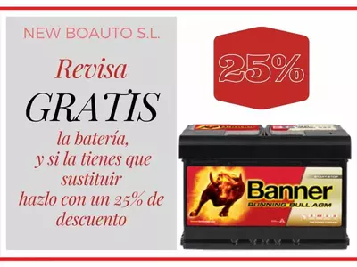 25% SUSTITUCION DE BATERIA