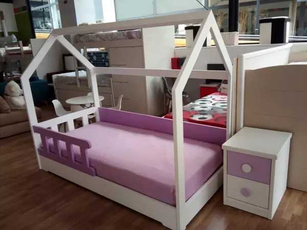Cama tipo casita 