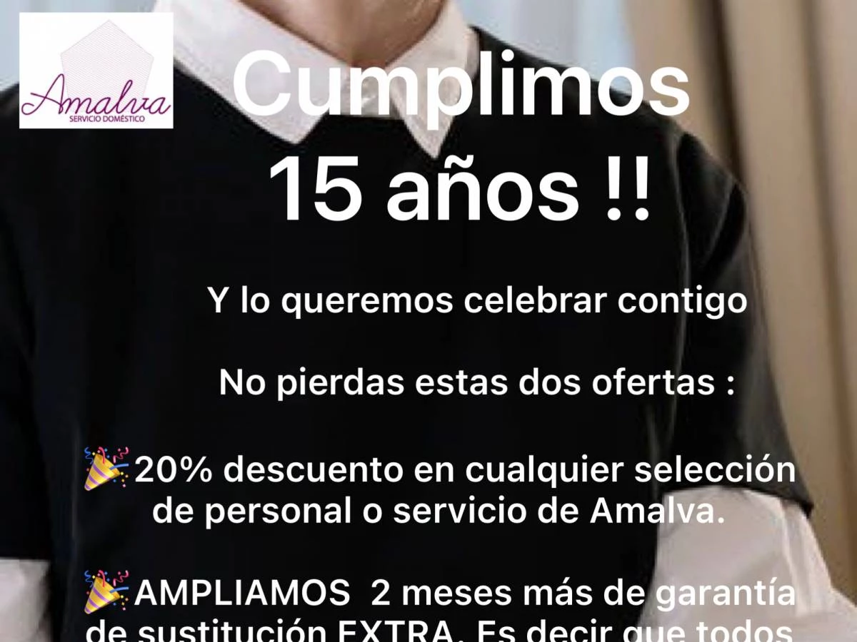 20% descuento + Ampliación garantía de sustitución