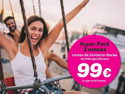 Súper pack 3 meses de lentes de contacto 99 €
