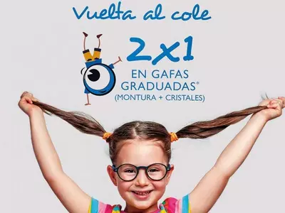 VUELTA AL COLE 2 X 1 EN GAFAS GRADUADAS
