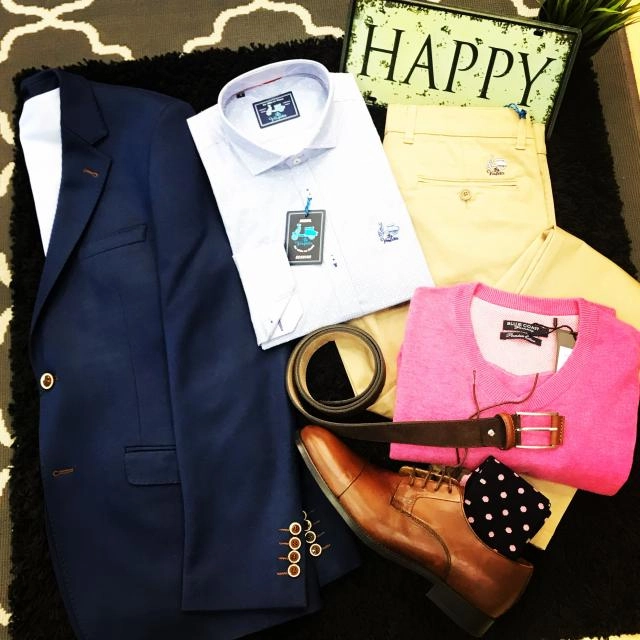 Camisas, pantalones, complementos de caballero