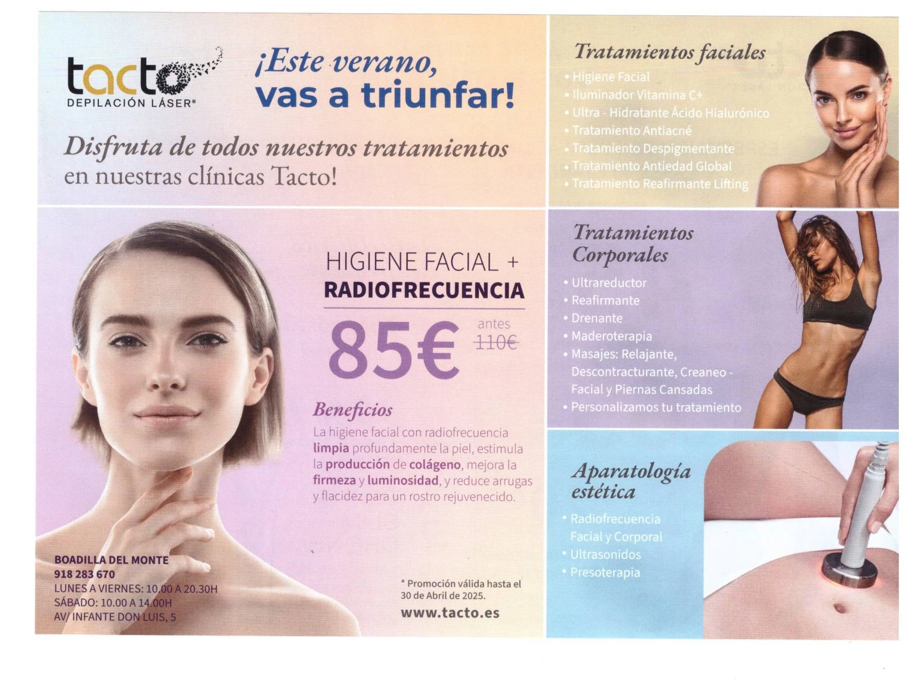 TRATAMIENTOS FACIALES Y CORPORALES 