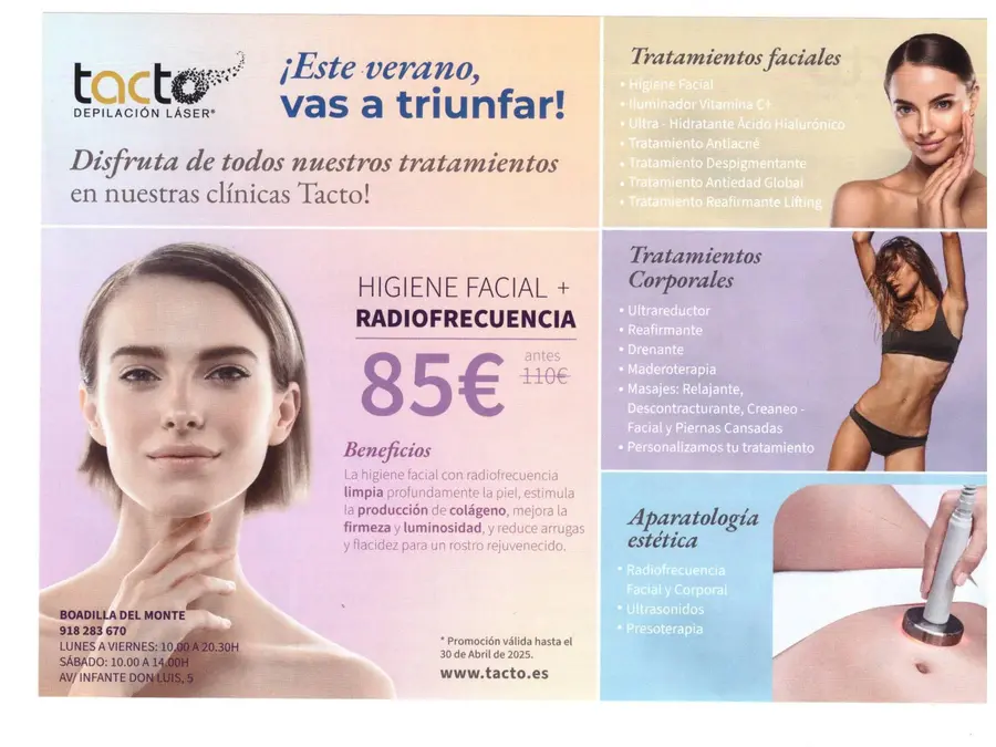 VEN Y DISFRUTA DE TODOS NUESTROS TRATAMIENTOS
