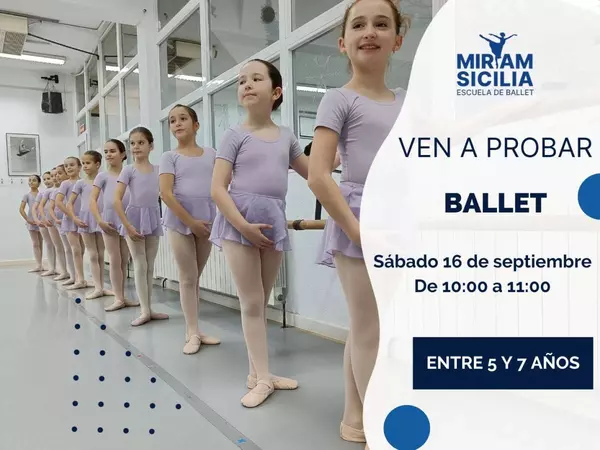 Ven a probar una clase! Niños y niñas entre 5 y 7 