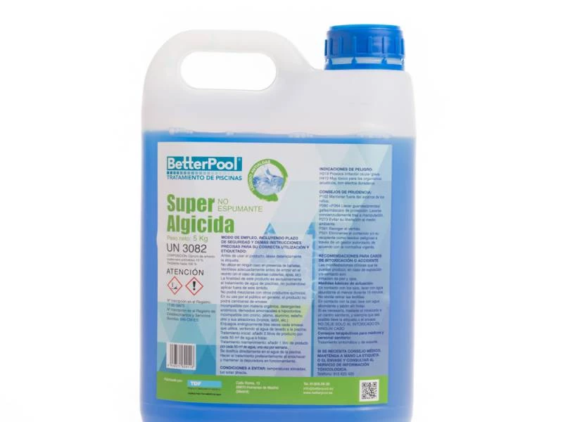 Súper algicida no espumante