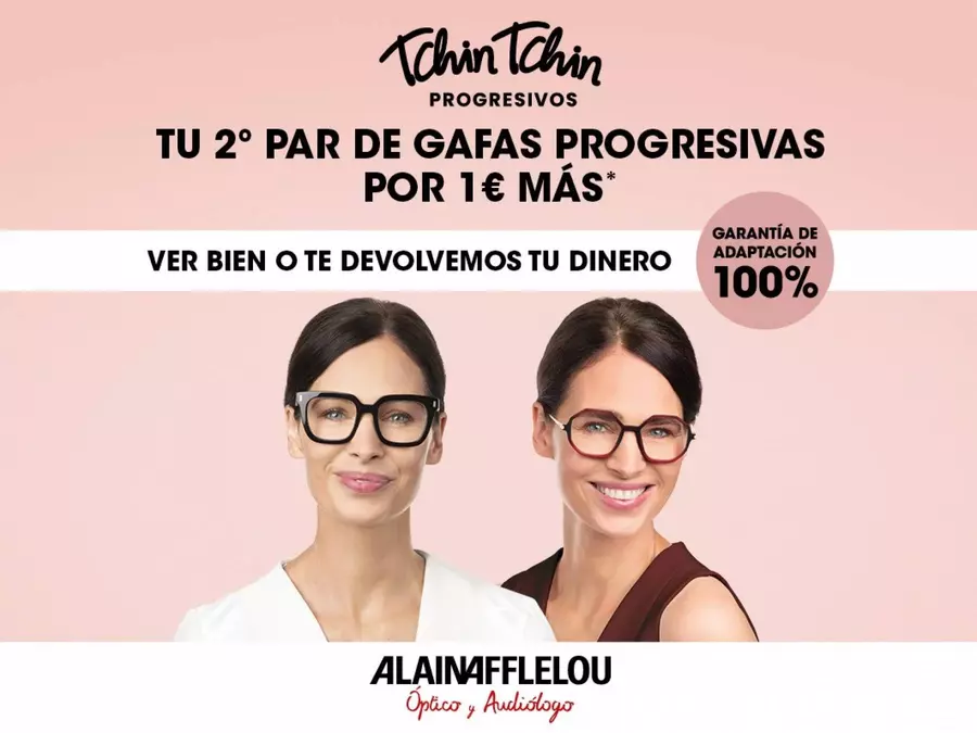 TU 2º PAR DE GAFAS PROGRESIVAS POR 1 € MÁS