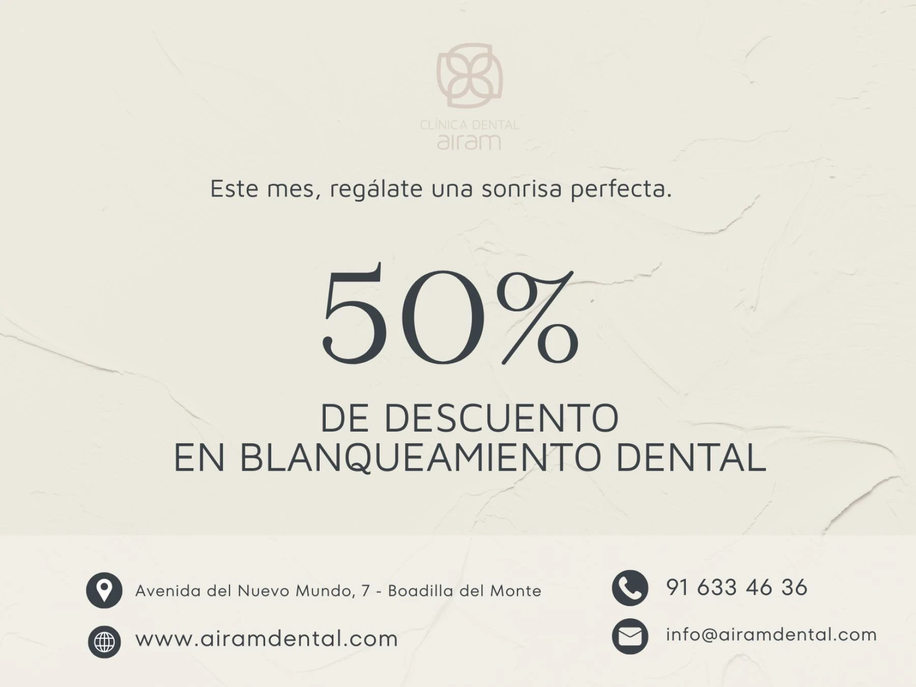 50% DE DESCUENTO