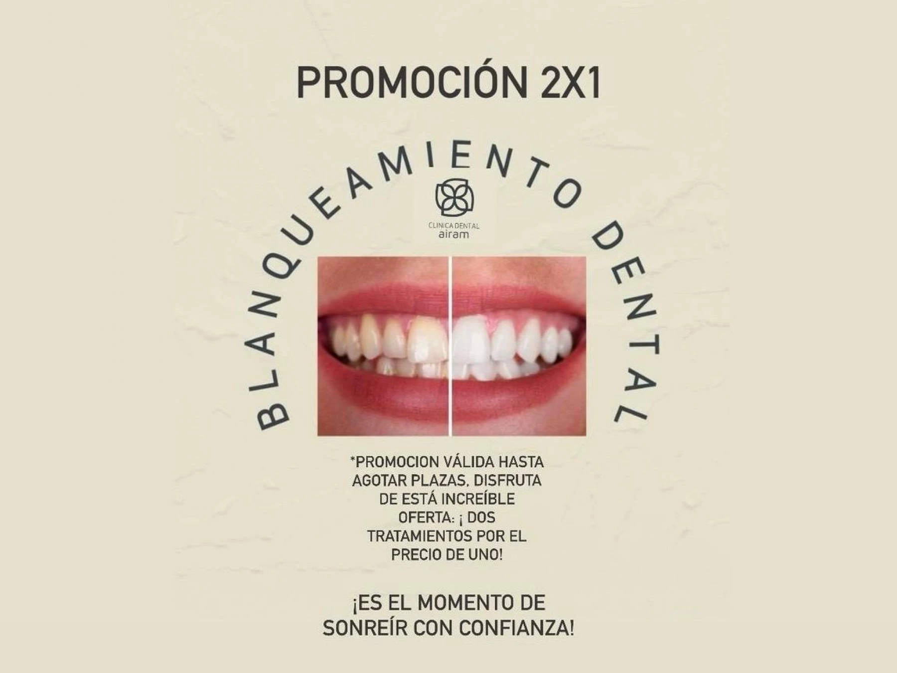 Blanqueamiento dental 2x1