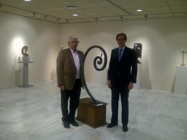 Exposición del escultor Luis Arranz en el Centro de Formación Municipal