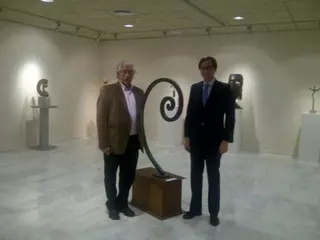 Exposición del escultor Luis Arranz en el Centro de Formación Municipal