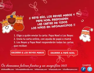 Los Reyes Magos y Papá Noel responderán las cartas de los niños en InfoBoadilla.com