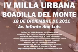 El domingo se disputa la IV Milla Urbana de Boadilla del Monte