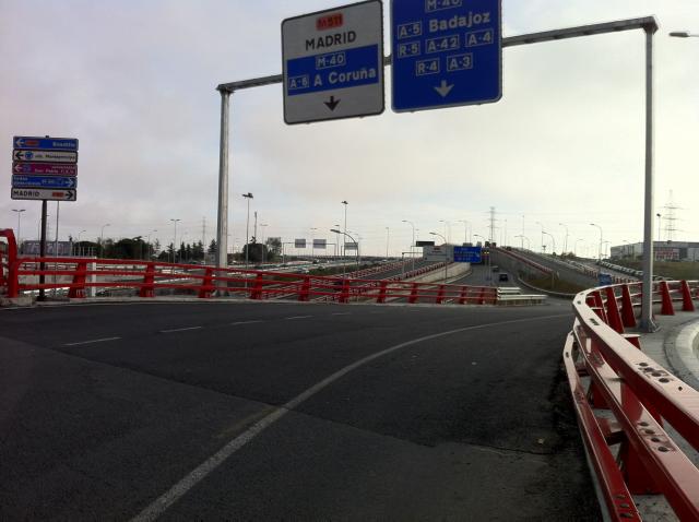 Finalizan las obras del nudo de conexión de la M-501 con la M-40