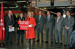 Aguirre inaugura el nuevo servicio de Metro Ligero Exprés  que conecta Boadilla y Madrid en 19 minutos