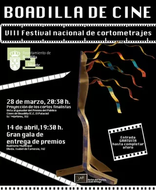 Boadilla del Monte organiza la VIII Edición del Festival Nacional de Cortometrajes