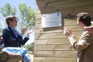 El Alcalde y el Viceconsejero de Asuntos Generales inauguran el nuevo espacio natural Vega del Arroyo de la Fresneda