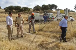 Finalizan las tareas de desbroce y limpieza en 400.000 m² de parcelas municipales de Boadilla