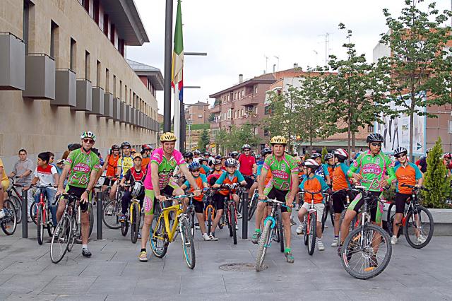 Alta participación en el Día de la Bicicleta