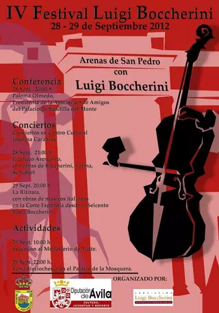 La Asociación de Amigos del Palacio de Boadilla colabora en el  IV Festival Luigi Boccherini