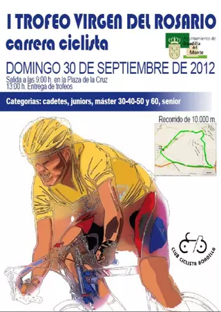Se disputa en Boadilla el  Primer Trofeo Virgen del Rosario de carrera ciclista