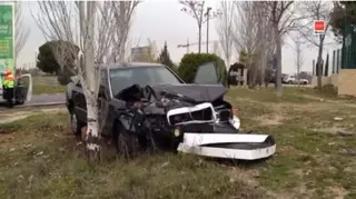 Un accidente de tráfico deja tres heridos leves en Boadilla