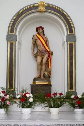 El obispo de Getafe bendice la ermita de San Sebastián tras su restauración