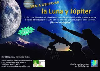 Observación astronómica gratuita en Boadilla del Monte