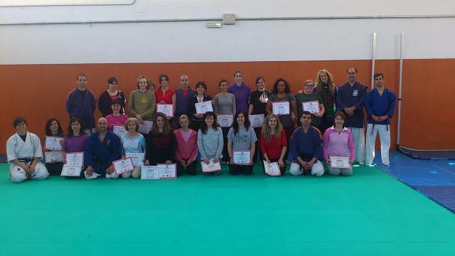 Clausura del curso de defensa personal femenina organizado por la Concejalía de Mujer de Boadilla