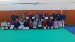 Clausura del curso de defensa personal femenina organizado por la Concejalía de Mujer de Boadilla