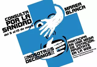 Los centros de salud del noroeste recogen "votos por la sanidad pública"