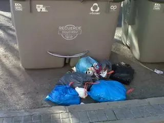 UPyD denuncia la existencia de bolsas de basura en la calzada en algunas zonas del Boadilla del Monte