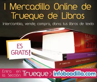 I Mercadillo Online de Trueque de libros de texto entre vecinos de Boadilla