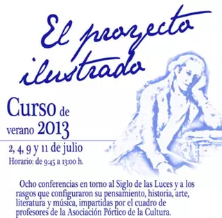 El Centro de Formación acogerá un Curso de Verano de la Asociación Pórtico de la Cultura sobre el Siglo de las Luces
