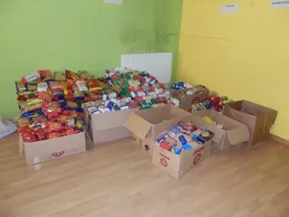 El Banco Municipal de Alimentos recibe 3.200 kilos de comida para repartir entre las familias más necesitadas