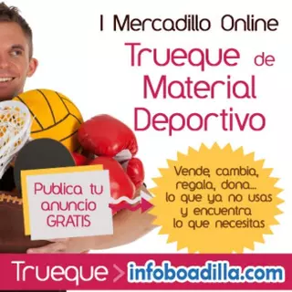 InfoBoadilla.com pone en marcha I Mercadillo de Trueque de Material deportivo
