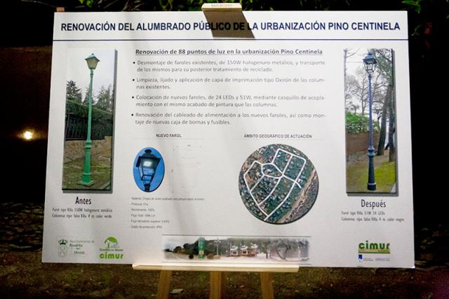 Renovación del alumbrado en la Urbanización Pino Centinela