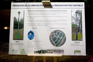 Renovación del alumbrado en la Urbanización Pino Centinela
