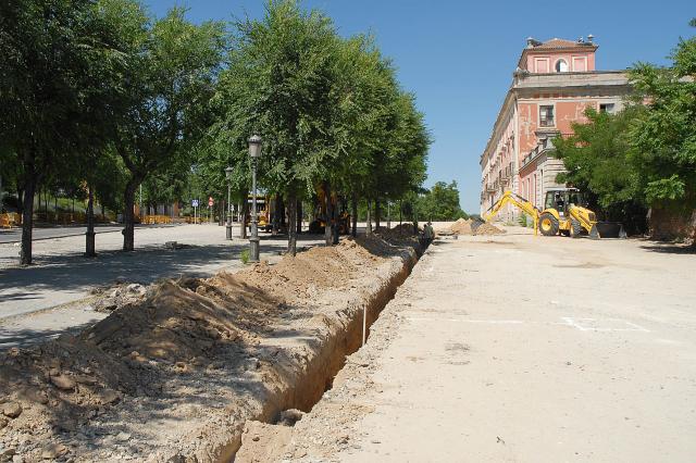 En marcha las obras de peatonalización del eje histórico artístico de Boadilla del Monte
