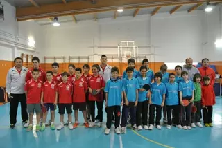 El club de tenis de mesa Boadilla Teresa Berganza ya es internacional tras competir en India
