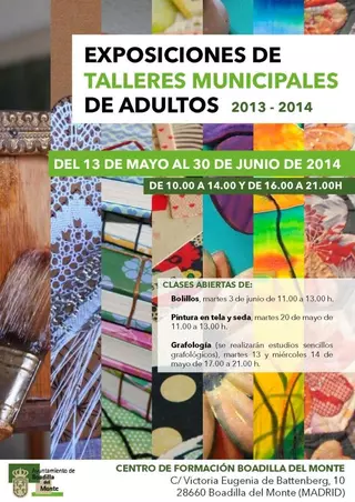 Comienzan las exposiciones de los talleres municipales de adultos en Boadilla
