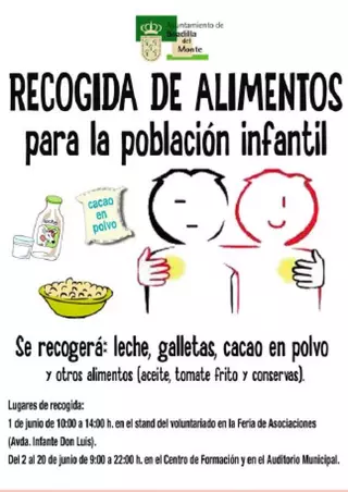 Campaña de Recogida de Alimentos para la población infantil en Boadilla