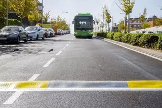 Desaparece el 'badén inteligente' de Boadilla