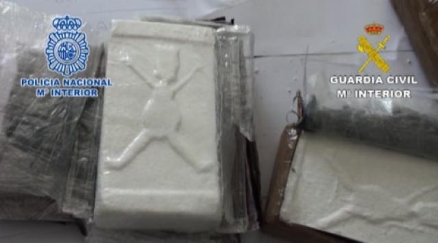 Incautados 100 kilos de cocaína y 148.000 euros en efectivo a una red de narcotraficantes