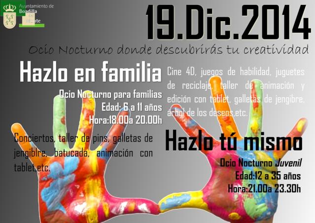 Boadilla propone una jornada de ocio nocturno en familia, con talleres, actividades y juegos