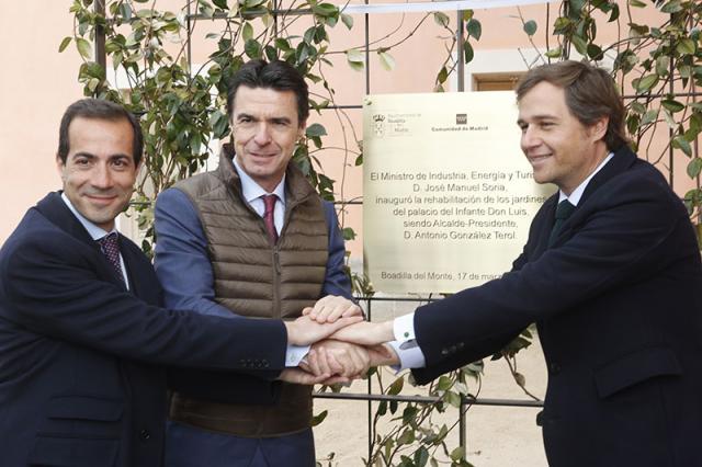 Inaugurado el jardín del Palacio del Infante Don Luis