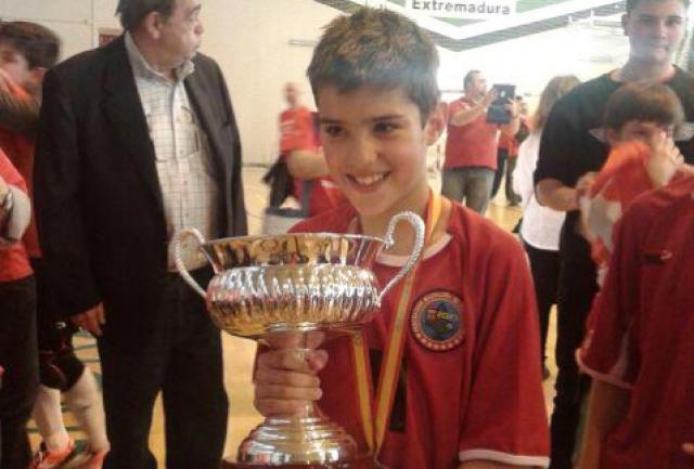 Gonza, jugador de UD Las Rozas-Boadilla, se proclama Campeón de España