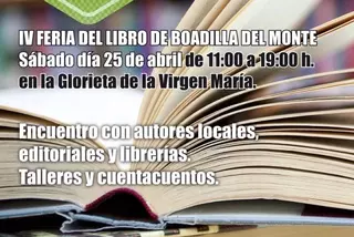 Boadilla celebra el próximo sábado su IV Feria del Libro