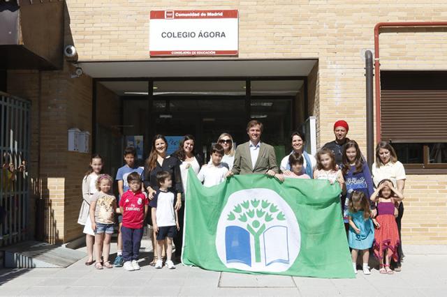 El CEIP Ágora de Boadilla consigue la bandera verde de la sostenibilidad