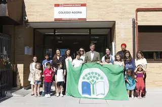 El CEIP Ágora de Boadilla consigue la bandera verde de la sostenibilidad